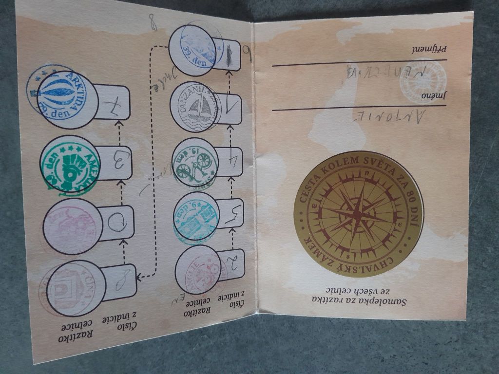 Pas Cesta kolem světa za 80 dní
